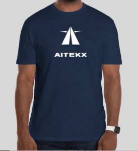 T-Shirt-Logo & Wordmark-Navy Blue